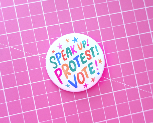Speak up button