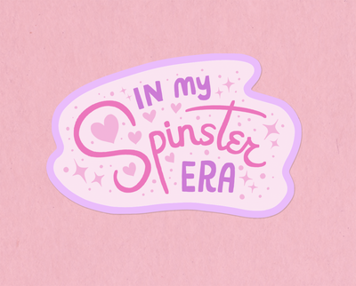 In my spinster era sticker