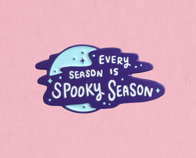 Spooky season enamel lapel pin
