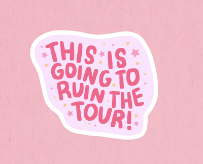 The world tour sticker