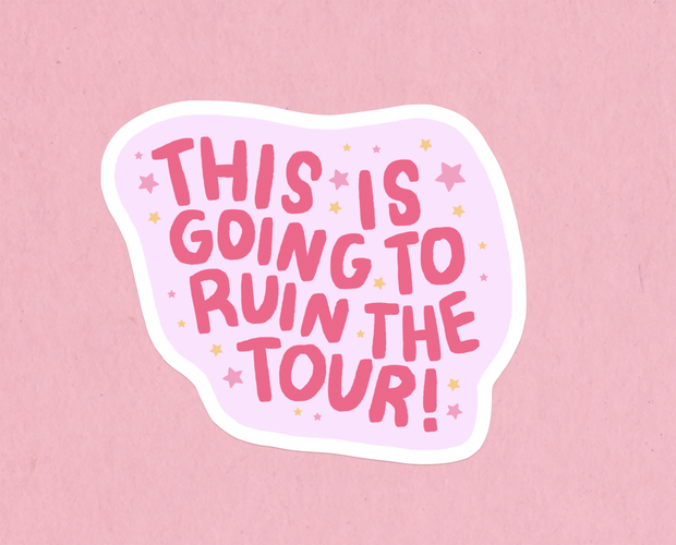 The world tour sticker