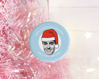 Good Ty-dings Christmas ornament