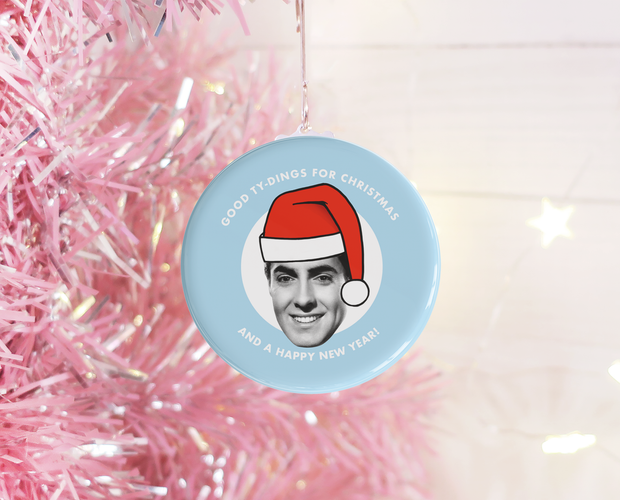 Good Ty-dings Christmas ornament