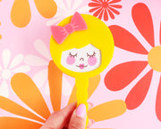 Retro inspired hand mirror