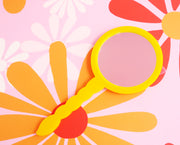 Retro inspired hand mirror