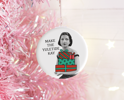 Make the Yuletide Kay Christmas ornament
