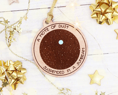 Mote of Dust Christmas ornament