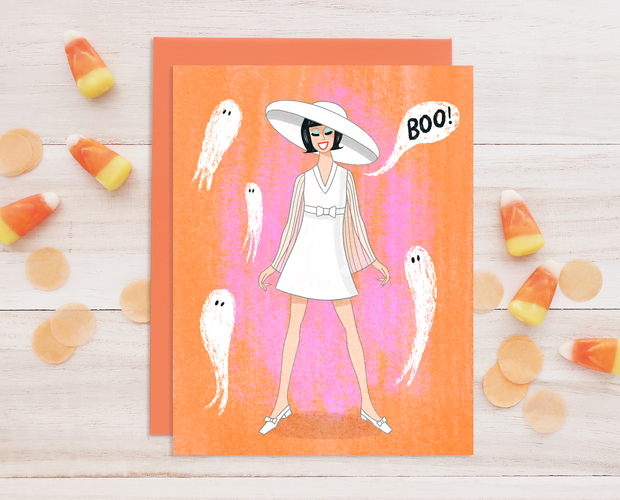 Boo! greeting card