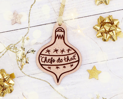 Chefs do that Christmas ornament