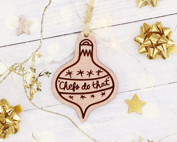Chefs do that Christmas ornament