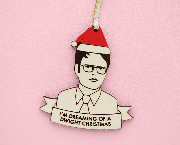 Dwight Schrute Christmas ornament
