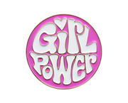 Girl Power enamel lapel pin