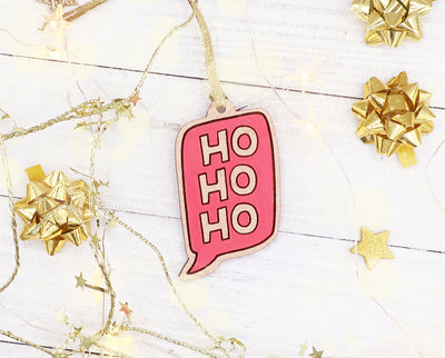 Ho Ho Ho Christmas ornament