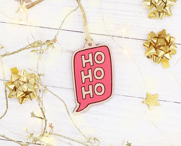 Ho Ho Ho Christmas ornament