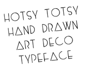 Hotsy Totsy hand drawn font