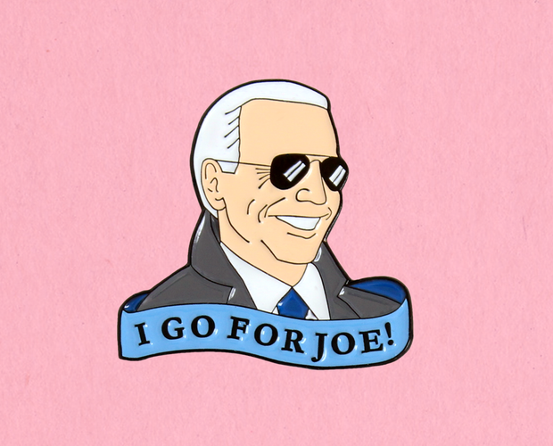 I go for Joe Biden enamel lapel pin