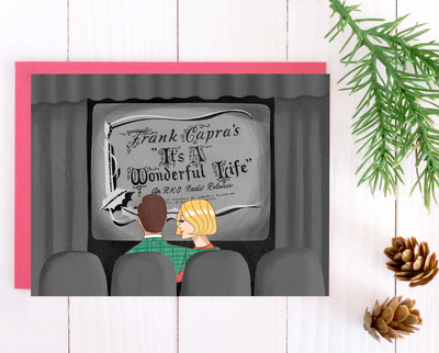 Love at the Movies Christmas card