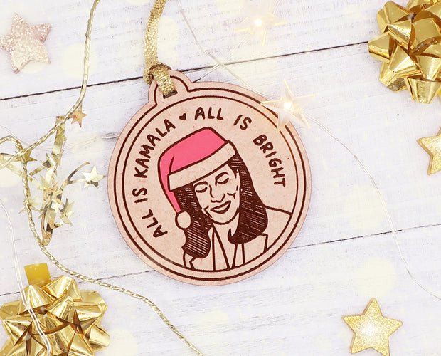 Kamala Christmas ornament