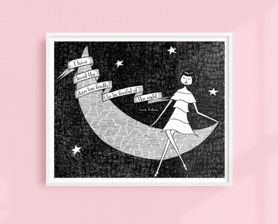 I have loved the stars too fondly art print