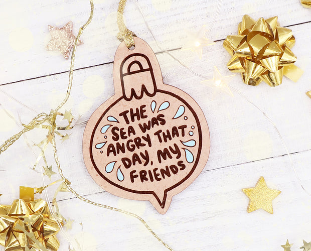 Marine biologist Christmas ornament