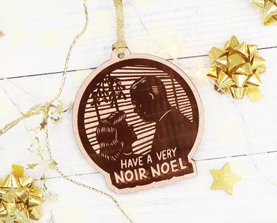 Noir Noel Christmas ornament