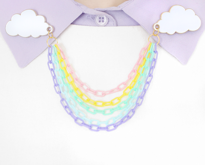 Rainbow collar clips