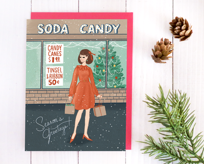Season's Greetings Christmas card