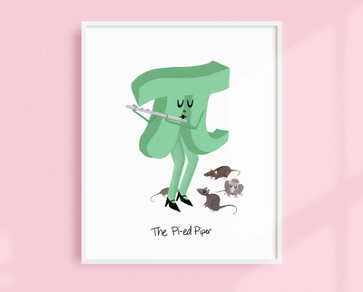 Pi-ed Piper art print