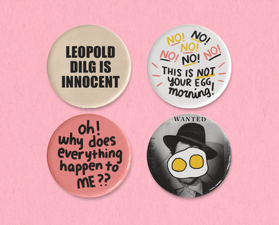 The Talk of the Town button set