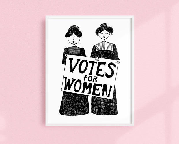 Votes for Women art print
