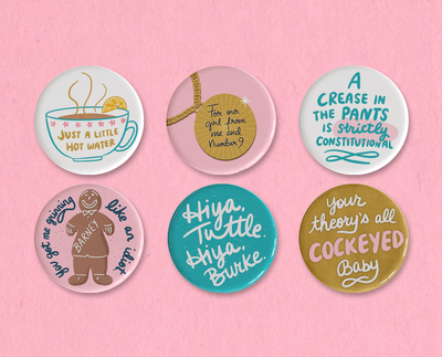 Young at Heart button set